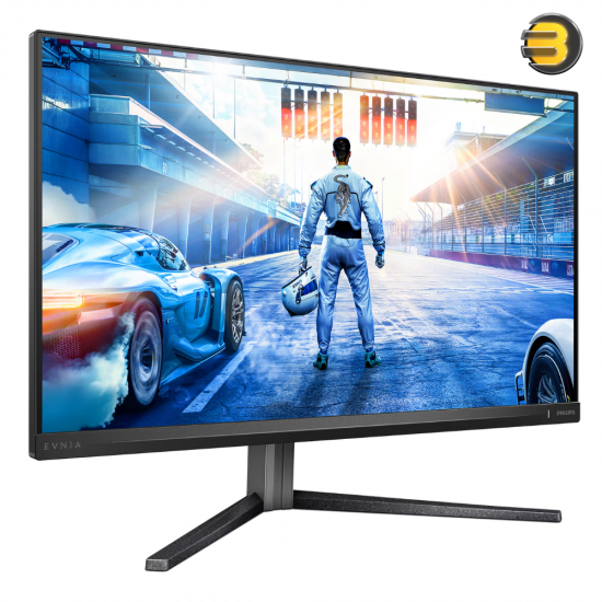 Philips Evnia 27M2N5500XD/93 27 inch QHD Fast IPS gaming monitor with 540Hz/1000Hz dual mode, Smart MBR, DisplayPort 2.1 and full ergonomic stand