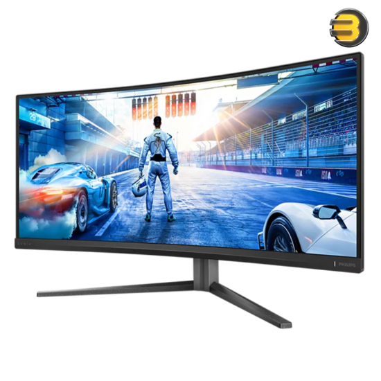 Philips Evnia 5000 34M2C5500/89 34" UWQHD 180Hz Curved Gaming Monitor Philips Evnia 5000 34M2C5500/89 34 inch UWQHD curved Fast VA gaming monitor with 180Hz refresh, Smart MBR, Ambiglow rear lighting and 150mm height adjustable stand