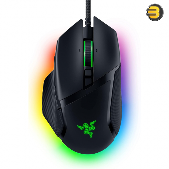 Razer Basilisk V3 Customizable Ergonomic Gaming Mouse — Fastest Gaming Mouse Switch - Chroma RGB Lighting - 26K DPI Optical Sensor -Classic Black