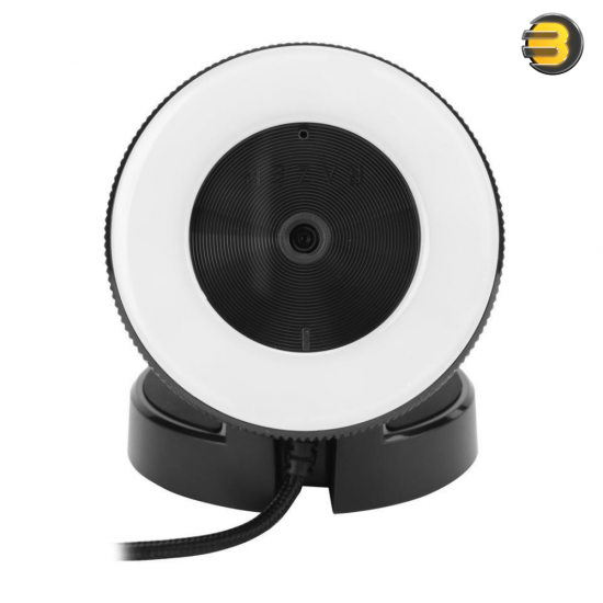 Razer Kiyo Streaming Webcam — 1080p 30 FPS / 720p 60 FPS - Ring Light w/Adjustable Brightness - Built-in Microphone - Advanced Autofocus, Black