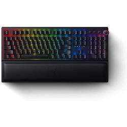 Razer BlackWidow V3 Pro Mechanical Wireless Gaming Keyboard: Yellow Mechanical Switches - Linear & Silent - Chroma RGB Lighting - Doubleshot ABS Keycaps - Transparent Switch Housing - Bluetooth/2.4GHz