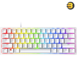 Razer Huntsman Mini 60% Wired — Linear Clicky Switch - Gaming Keyboard - Chroma RGB Backlighting - Mercury