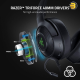 Kraken V3 X Gaming Headset — 7.1 Surround Sound - Triforce 40mm Drivers - HyperClear Bendable Cardioid Mic - Chroma RGB Lighting - for PC - Classic Black