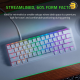 Razer Huntsman Mini 60% Wired — Optical Clicky Switch - Gaming Keyboard - Chroma RGB Backlighting - Mercury