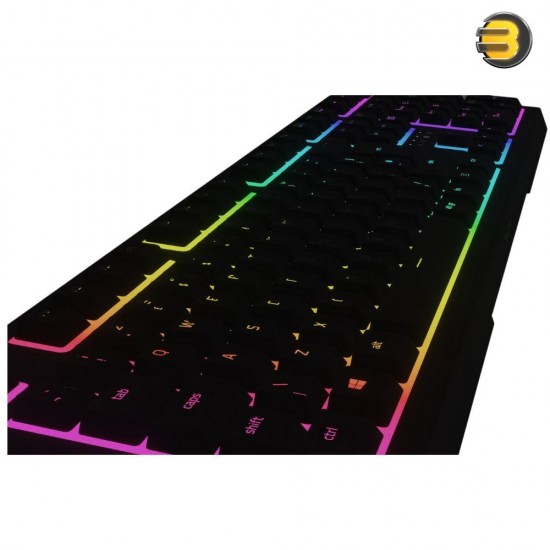 Razer Ornata V2 Gaming Keyboard Hybrid Mechanical Key Switches - Customizable Chroma RGB Lighting - Individually Backlit Keys - Detachable Plush Wrist Rest - Programmable Macros