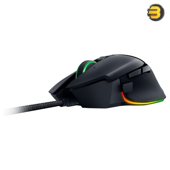 Razer Basilisk V3 Customizable Ergonomic Gaming Mouse — Fastest Gaming Mouse Switch - Chroma RGB Lighting - 26K DPI Optical Sensor -Classic Black