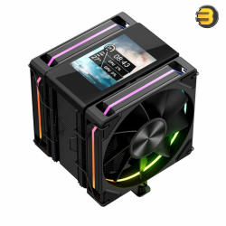Redragon CC2313 CPU Air Cooler – 250W TDP, Digital LCD Screen & 120mm ARGB Fan