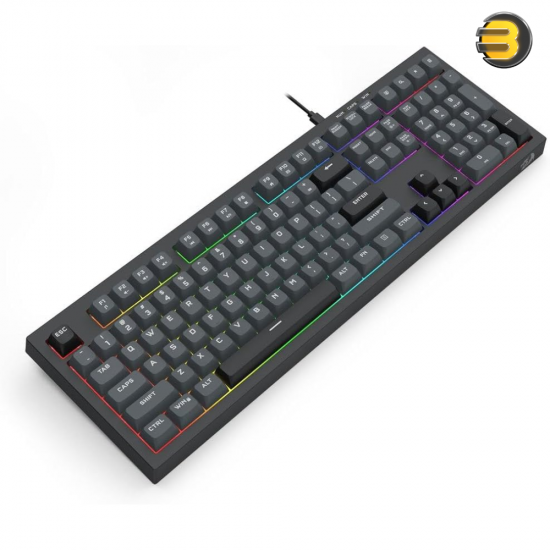 Redragon K518 CRUX RGB Membrane Keyboard – 108-Key & Anti-Ghost