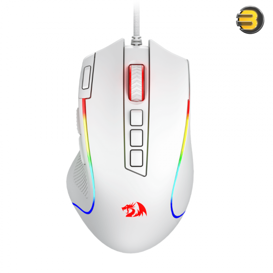 Redragon M612 Predator RGB Gaming Mouse, 8000 DPI Wired Optical Gamer Mouse with 11 Programmable Buttons & 5 Backlit Modes, Software Supports DIY Keybinds Rapid Fire Button