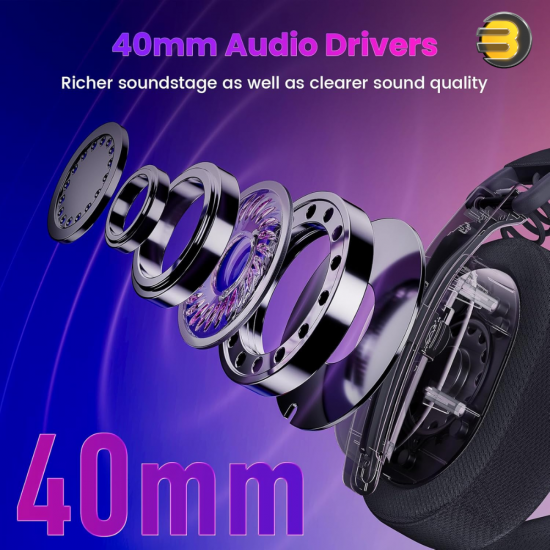 Redragon H888 Wireless Gaming Headset – 7.1 Surround & Tri-Mode