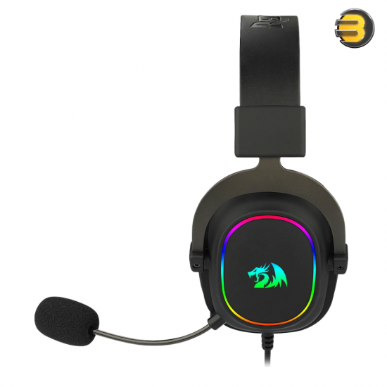 Redragon H510 Zeus-X RGB Wired Gaming Headset - 7.1 Surround Sound - Memory Foam Ear Pads - 53MM Drivers - Detachable Microphone - Multi Platforms Headphone - Compatible with PC/PS4/NS