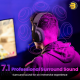 Redragon H888 Wireless Gaming Headset – 7.1 Surround & Tri-Mode