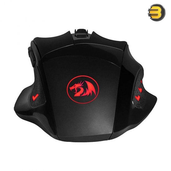 Redragon Phaser M609 Wired USB Gaming Mouse – 3200 DPI, LED Lighting, Ergonomic Design for Windows & Mac (Black)
