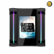 Redragon CC2313 CPU air cooler with digital LCD temperature screen, 6 copper heat pipes, 120mm ARGB PWM fan, and asymmetric tower design for RAM clearance
