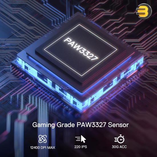 Redragon M724 white 49g ultralight wired gaming mouse with ergonomic natural grip