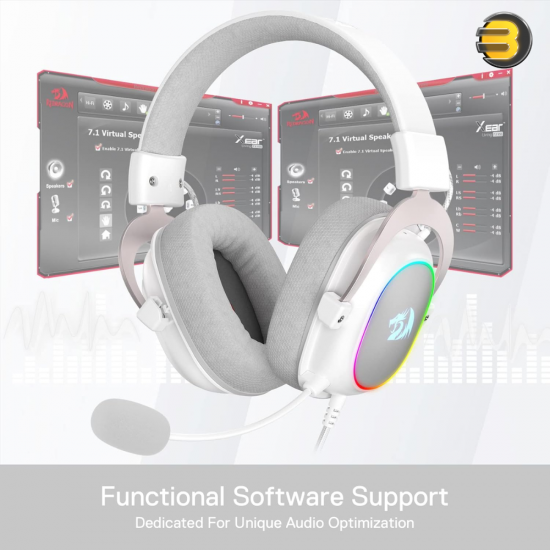 Redragon H510 Zeus-X RGB Gaming Headset – 7.1 Surround & 53mm Drivers