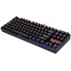 Redragon K552 Mechanical Gaming Keyboard, RGB Rainbow Backlit, 87 Keys, Tenkeyless, Compact Steel Construction with Cherry MX RED Switches for Windows PC Gamer (Black)