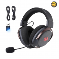 Redragon H858 3-Mode Wireless Gaming Headset (Black)