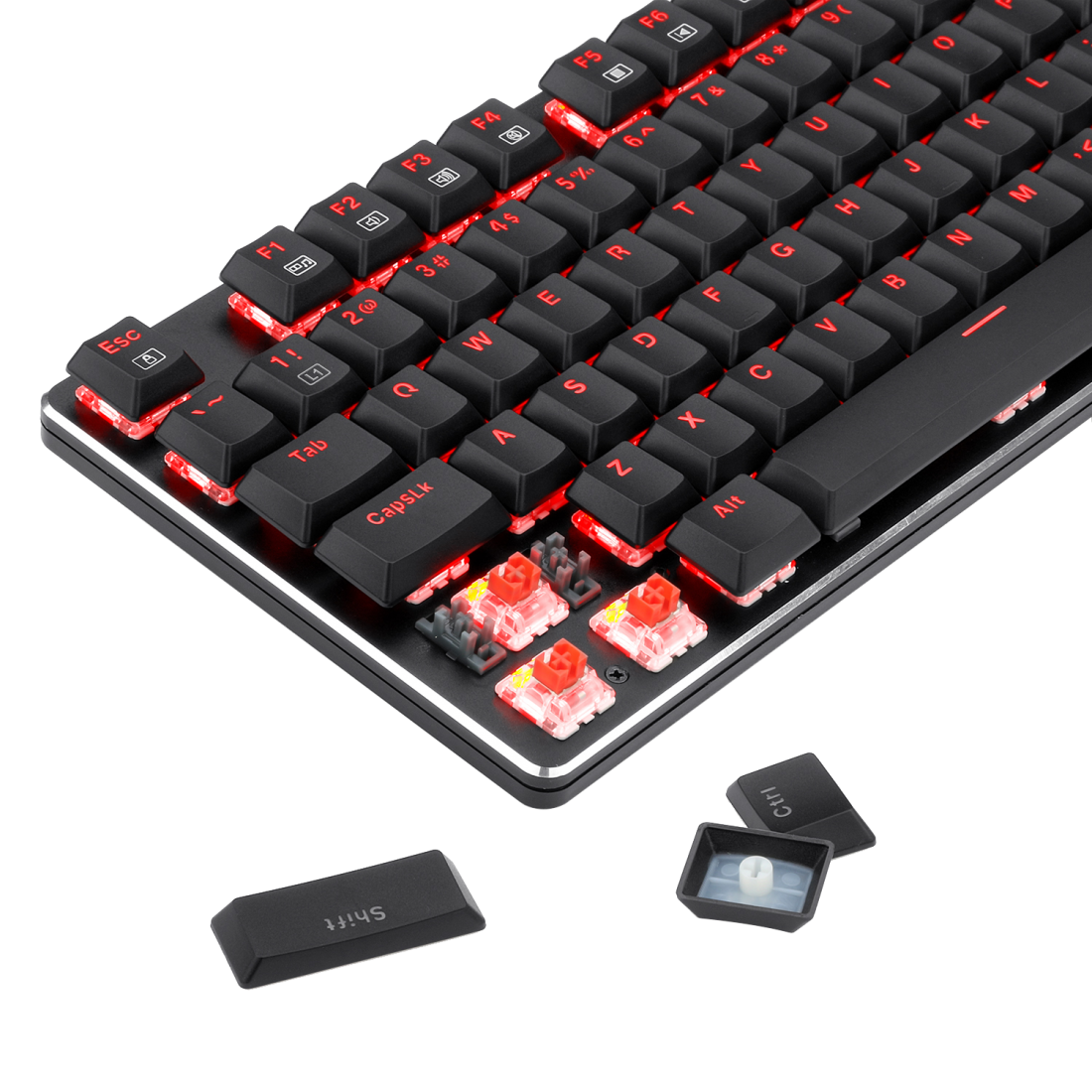 REDRAGON K590 WIRED / WIRELESS MECHANICAL GAMING KEYBOARD RED LED ...