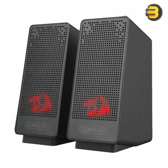 Redragon RANCH GS513 PC Gaming Speaker with Red Backlight