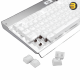 Redragon KG010-KN Wired Mechanical Gaming Keyboard White— Full-Size 104 Keys, Brown Switches, White LED Backlight, Double-Shot Injection Keycaps, 100% Anti-Ghosting, Durable Aluminum Construction, USB Wired, Ergonomic Design Redragon KG010-KN Wired Mechanical Gaming Keyboard White— Full-Size 104 Keys, Brown Switches, White LED Backlight, Double-Shot Injection Keycaps, 100% Anti-Ghosting, Durable Aluminum Construction, USB Wired, Ergonomic Design