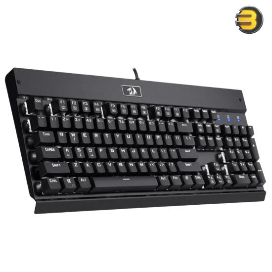 Redragon KG010-KN Wired Mechanical Gaming Keyboard Black — Full-Size 104 Keys, Brown Switches, White LED Backlight, Double-Shot Injection Keycaps, 100% Anti-Ghosting, Durable Aluminum Construction, USB Wired, Ergonomic Design Redragon KG010-KN Wired Mechanical Gaming Keyboard Black — Full-Size 104 Keys, Brown Switches, White LED Backlight, Double-Shot Injection Keycaps, 100% Anti-Ghosting, Durable Aluminum Construction, USB Wired, Ergonomic Design