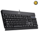 Redragon KG010-KN Wired Mechanical Gaming Keyboard Black — Full-Size 104 Keys, Brown Switches, White LED Backlight, Double-Shot Injection Keycaps, 100% Anti-Ghosting, Durable Aluminum Construction, USB Wired, Ergonomic Design Redragon KG010-KN Wired Mechanical Gaming Keyboard Black — Full-Size 104 Keys, Brown Switches, White LED Backlight, Double-Shot Injection Keycaps, 100% Anti-Ghosting, Durable Aluminum Construction, USB Wired, Ergonomic Design