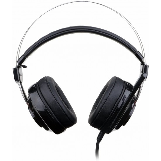 Redragon H601 TALOS 7.1 Channel Surround Stereo Gaming Headset Over Ear Headphones with Mic Individual Vibration Noise Canceling LED Light