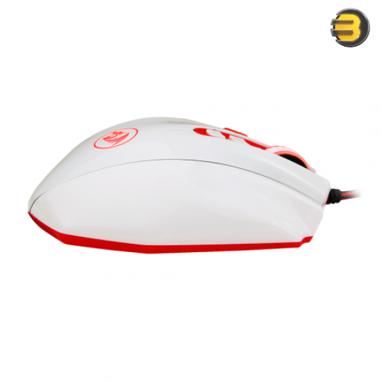 REDRAGON M901 GAMING MOUSE, WIRED MMO RGB LED BACKLIT COMPUTER MICE, 24000 DPI, PERDITION, WITH WEIGHT TUNING SET & 18 PROGRAMMABLE BUTTONS FOR WINDOWS PC GAMING (WHITE)