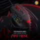 Redragon M811 Aatrox MMO Wired Gaming Mouse – 12,400 DPI Optical Sensor, 15 Programmable Buttons, RGB Lighting, Black