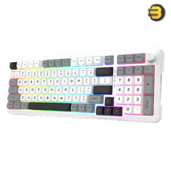 Redragon BRAGI PRO K688-RGB-PRO 3-Mode Wireless Mechanical Keyboard – Gasket-Mounted, Hot-Swappable, RGB Lighting, USB-C Redragon BRAGI PRO K688-RGB-PRO 3-Mode Wireless Mechanical Keyboard – Gasket-Mounted, Hot-Swappable, RGB Lighting, USB-C