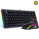Redragon S113 Keyboard & Mouse Combo – Rainbow RGB & Brown Switches