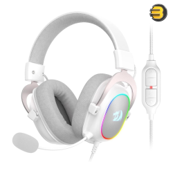 Redragon H510 Zeus-X RGB Wired Gaming Headset (White)