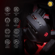 Redragon M806 Bullseye wired RGB gaming mouse with ergonomic natural grip and 7 programmable buttons
