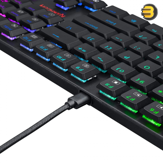 REDRAGON K535 APAS Gaming Mechanical Keyboard — Low Profile Blue Switches -Black