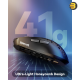Redragon Bludhound M617-LIT 41g ultra-light wired gaming mouse with vented honeycomb shell