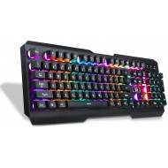 Redragon K506 Centaur 7-Color Rainbow Backlit Full-Size Gaming Keyboard with Numeric Keypad (Black)