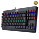 Redragon K568R Dark Avenger Tenkeyless 87‑Key Wired Mechanical Gaming Keyboard — Red Switches, Rainbow LED Backlight – Black