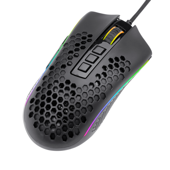 Redragon M988 Storm Elite Lightweight RGB Gaming Mouse 50g Ultralight