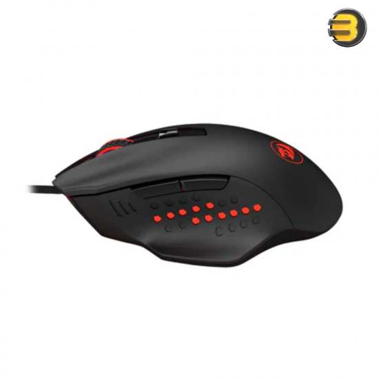 Redragon GAINER M610 Gaming Mouse – 3200 DPI (4 Gear: 1000/1600/2400/3200), 6600FPS 10G Acceleration, 500Hz Polling, 7 Buttons, HUANO Switch, 5 Memory Modes, Adjustable Macro/Light, 180cm Cable, 138.4g