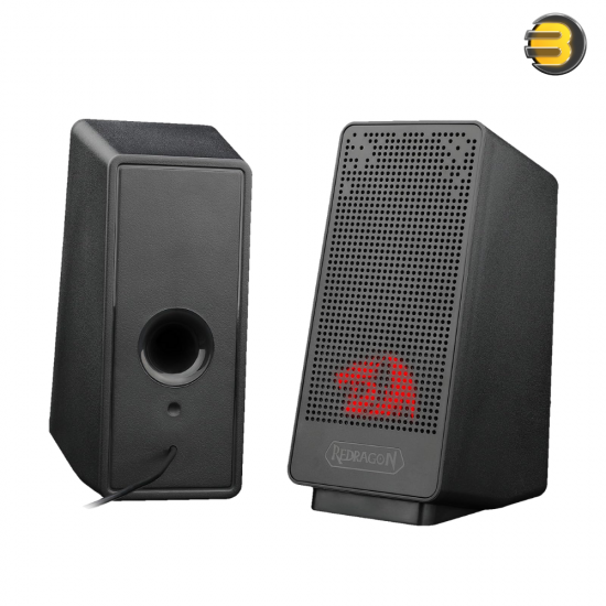 Redragon RANCH GS513 PC Gaming Speaker with Red Backlight