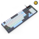 Redragon K718 wired 104-key mechanical keyboard with red switches, rainbow backlight and sound-absorbing foam