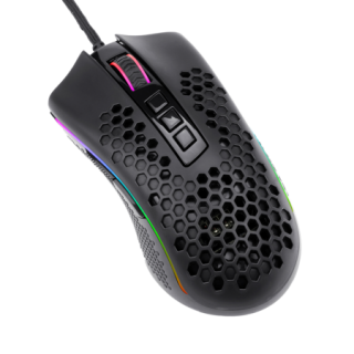 Redragon M808 Storm Lightweight RGB Gaming Mouse, 85g Ultralight Honeycomb Shell - 12,400 DPI Optical Sensor - 7 Programmable Buttons - Precise Registration - Super-Lite Cable