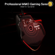 Redragon M806 Bullseye wired RGB gaming mouse with ergonomic natural grip and 7 programmable buttons