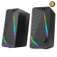 Redragon GS510 Waltz Gaming Speaker 2.0 Channel PC Computer Stereo Speaker with 4 Colorful LED Backlight Modes