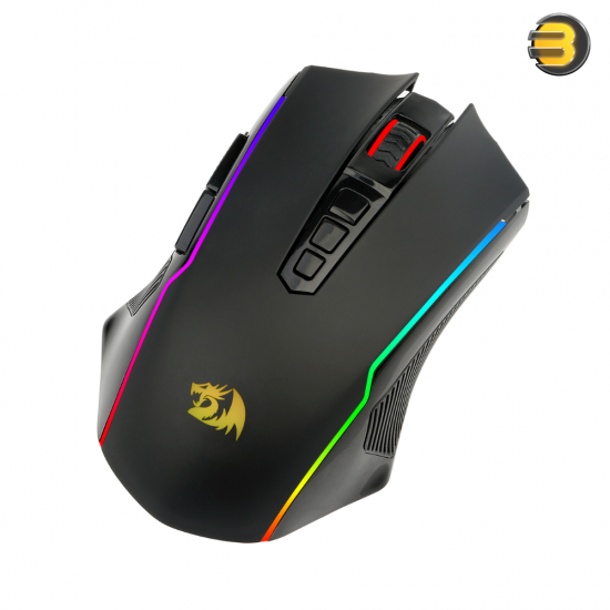 Redragon M914 Wired/2.4G wireless/ BT 3 modes connection RGB backlight gaming mouse