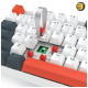 Redragon K552WLR KUMARA Tenkeyless 87‑Key Wired Mechanical Gaming Keyboard — Outemu Red Switches, Rainbow LED Backlight, Anti‑Ghosting, Double‑Shot Keycaps, Metal‑ABS Frame