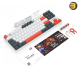 Redragon K552WLR KUMARA Tenkeyless 87‑Key Wired Mechanical Gaming Keyboard — Outemu Red Switches, Rainbow LED Backlight, Anti‑Ghosting, Double‑Shot Keycaps, Metal‑ABS Frame
