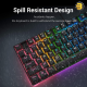 Redragon K552-R KUMARA RAINBOW RGB Backlit Mechanical Gaming Keyboard