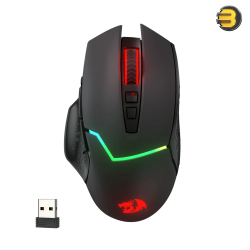 Redragon M690 PRO Wireless Gaming Mouse, 8000 DPI Wired/Wireless Gamer Mouse w/ Rapid Fire Key, 8 Macro Buttons, Ergonomic Design for PC/Mac/Laptop